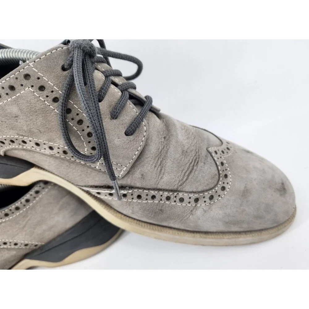 Johnston & Murphy XC4 Elkins Men’s Size 8.5‎ M Wingtip Gray Leather Waterproof